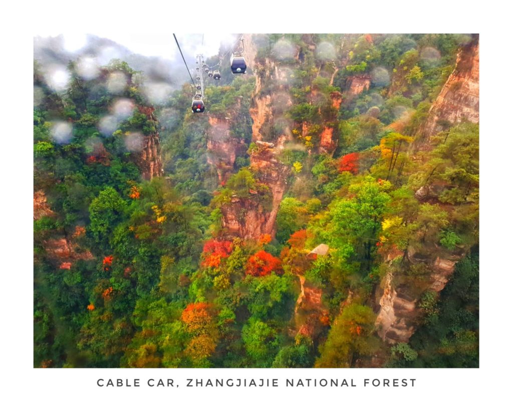CABLE CAR, ZHANGJIAJIE NATIONAL FOREST, CHINA